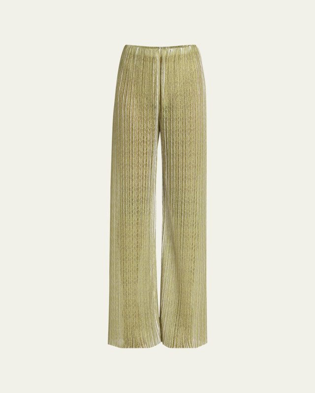 High Waist Straight Leg Trousers